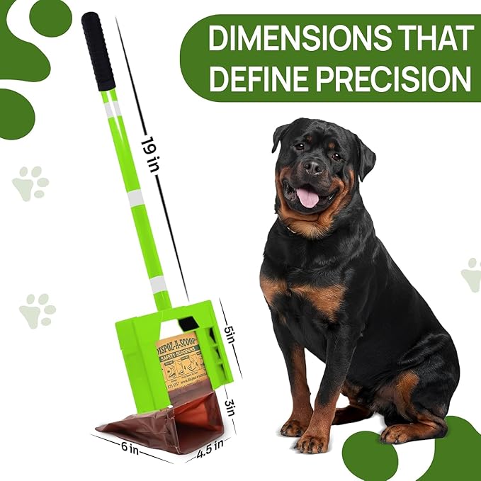 Dispoz-A-Scoop® Revolutionary 4-in-1 Dog Poop Scooper, Clean - Image 2