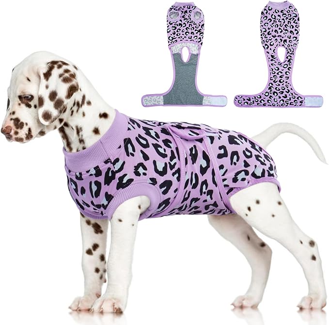 FUAMEY Recovery Suit for Dogs After Surgery, Soft Breathable Dog Bodysuit by FUAMEY