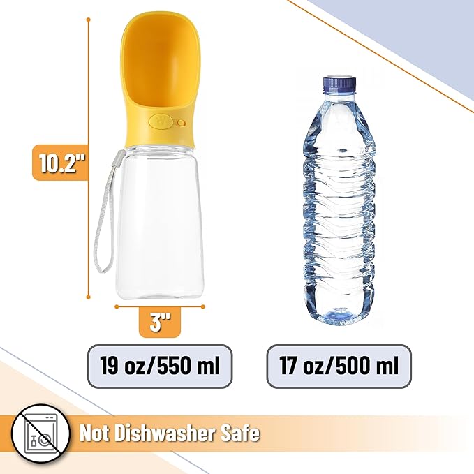 Mr. Pen- Portable Dog Water Bottle, 19 oz, Leak Proof Puppy Water Dispenser - Image 3