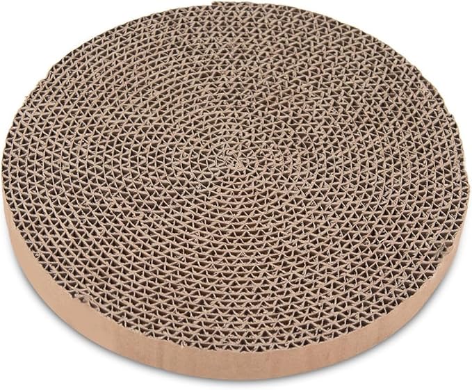 Round Cat Scratcher Replacement Pads -Circle Scratcher Pad Cardboard Cat - Image 3