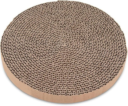 Round Cat Scratcher Replacement Pads -Circle Scratcher Pad Cardboard Cat - Image 3
