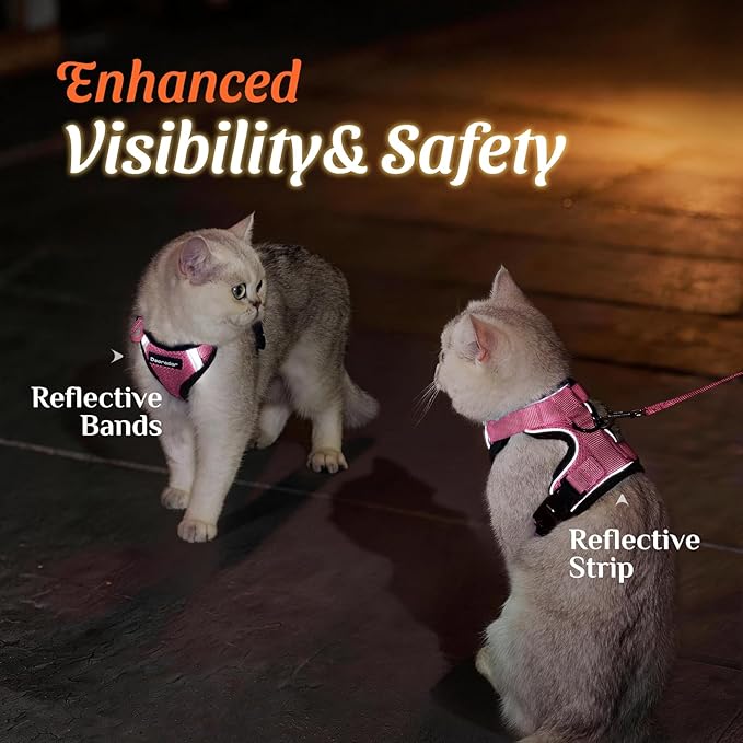Dooradar Cat Harness and Leash Set, Escape Proof Soft - Image 6