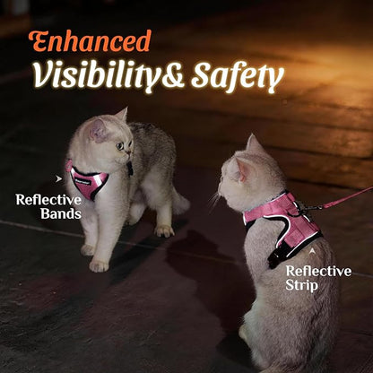 Dooradar Cat Harness and Leash Set, Escape Proof Soft - Image 6