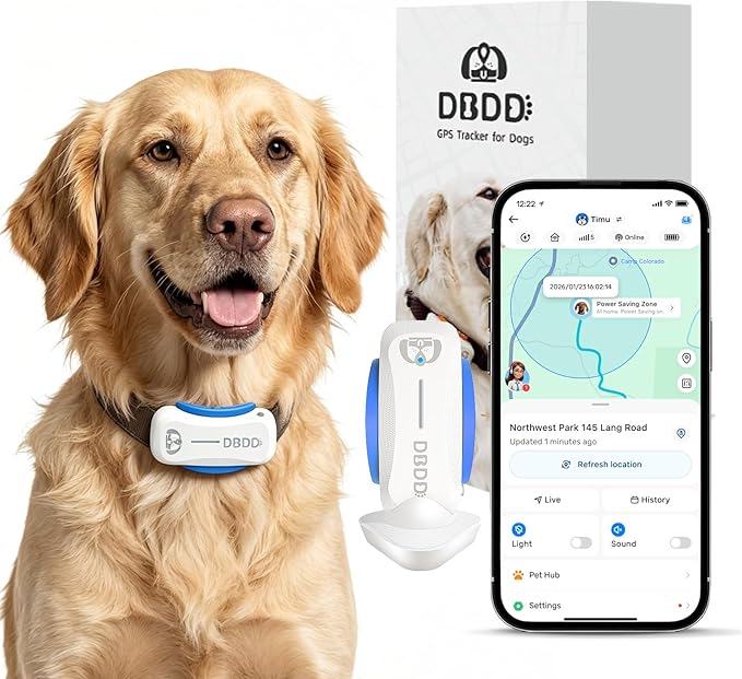 DBDD Dog GPS Tracker, AI Tracker Collar by DBDD