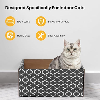 Cardboard Cat Scratcher Box - Image 2