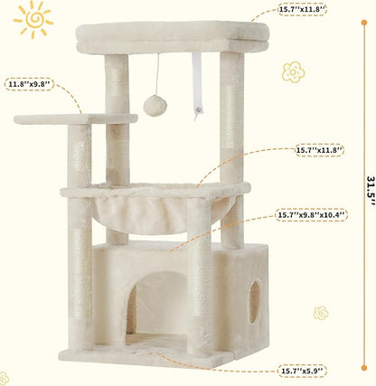 Heybly Cat Tree, Kitten Tower - Image 6