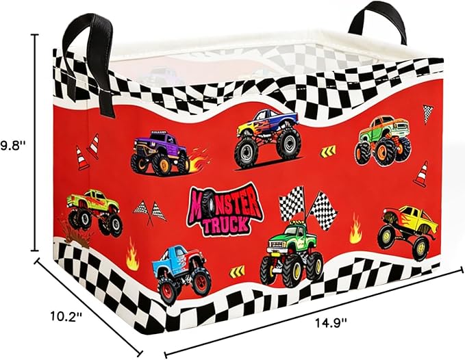 Essme Rectangular Kids Basket, Car Storage Bins Organizer - Image 2