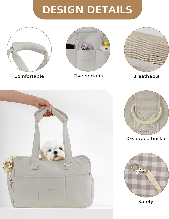 ONECUTE Dog Carrier for Small Dogs Rabbit cat - Image 5