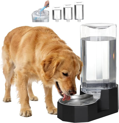 Sfozstra Black 9L Gravity Dog Water Dispenser by Sfozstra