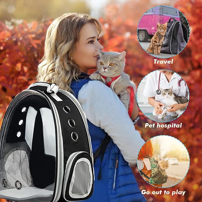 Cat Backpack Carrier, Pet Cat Carrier - Image 5