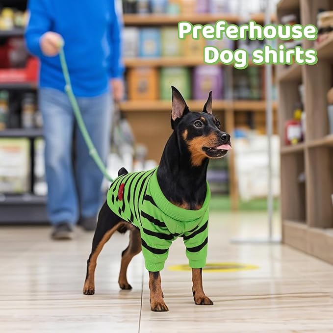 Dog Shirts for Large Dogs, Striped T-Shirts Pets Vest Pet Apparel Tee Shirts - Image 5
