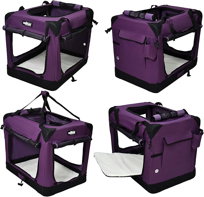 EliteField 4-Door Folding Soft Dog Crate - Image 5