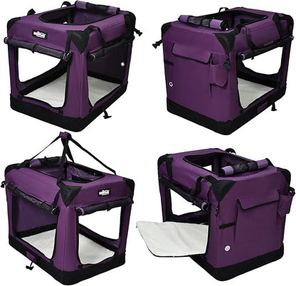 EliteField 4-Door Folding Soft Dog Crate - Image 4