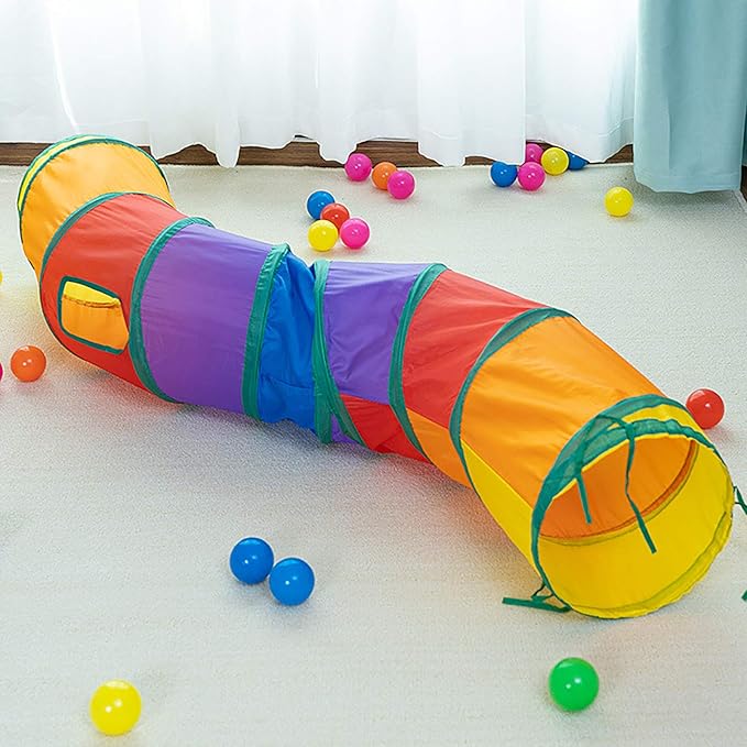 iCAGY Cat Tunnel for Indoor Cats, Rabbit Tunnel Toys, Pet Toys Play Tunnels for - Image 5