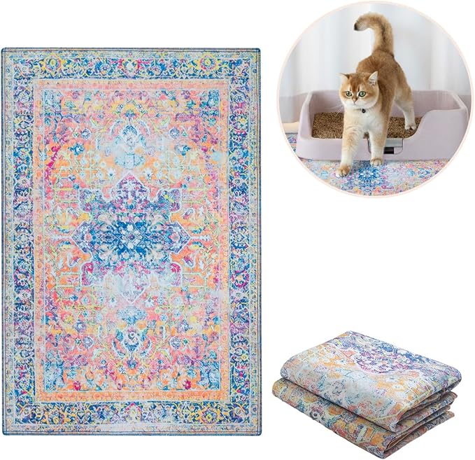Lovewag Pets Cat Litter Box Mats 2 Pack - Image 2