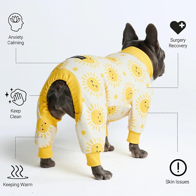 Spark Paws Dog Pajama, Dog Recovery Suit Male, Ultra-Soft and 4-Way Stretch - Image 3