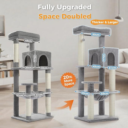 MUTTROS Large Cat Tree with Reinforced Scratching Posts - Image 5