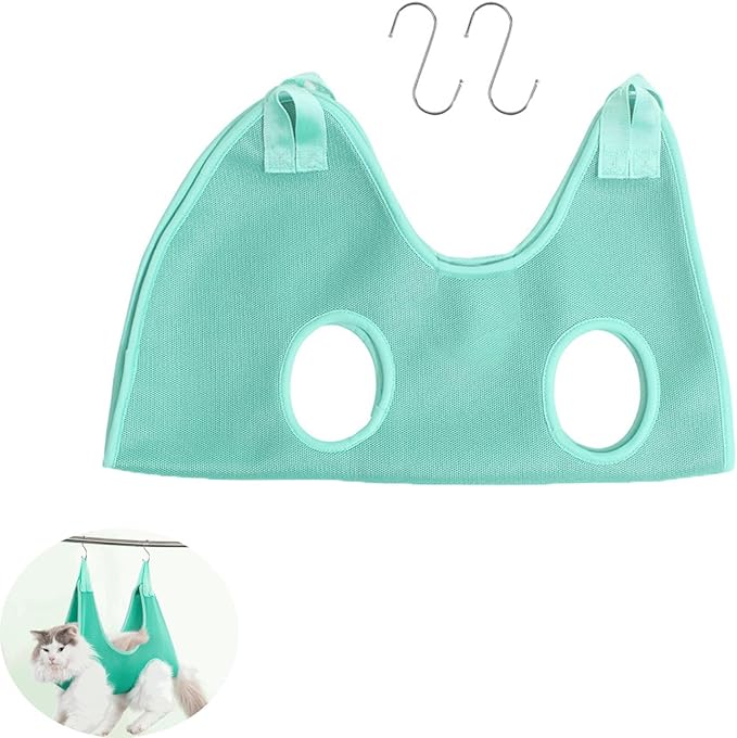 Cat Grooming Hammock Breathable Hanging Harness Restraint Holder Helper by Unknown