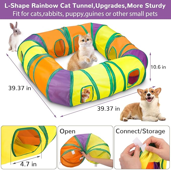 Retro Shaw Cat Toys Pack 25Pcs, Interactive Kitten Toys - Image 2