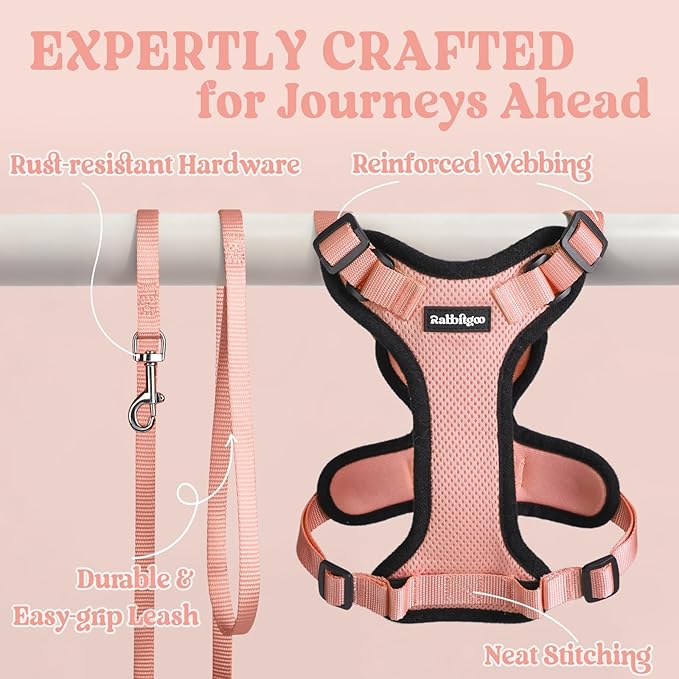 rabbitgoo Cat Harness and Leash Set, Escape Proof Vest Harness - Image 7