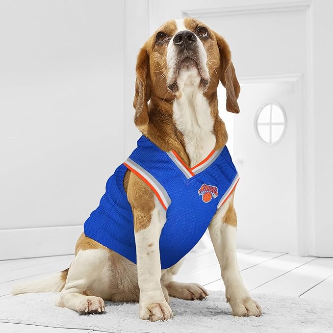 Pets First NBA NEW YORK KNICKS DOG Jersey, Large - Image 4
