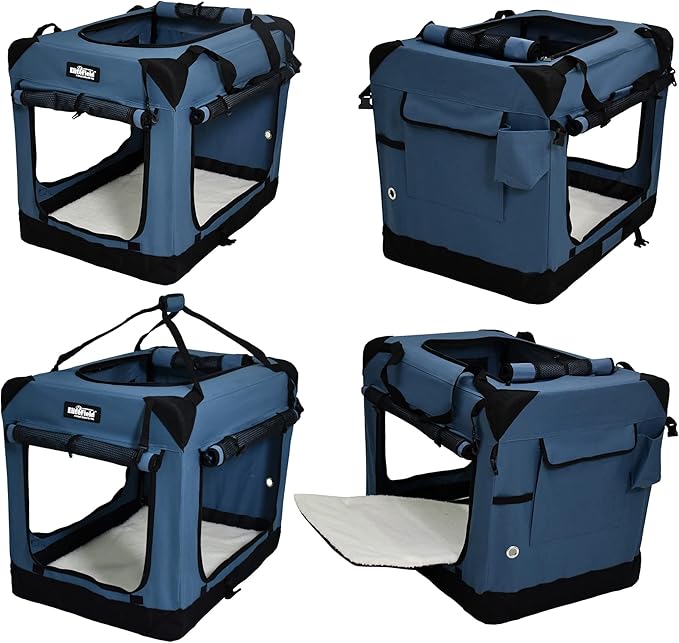 EliteField 4-Door Folding Soft Dog Crate - Image 5