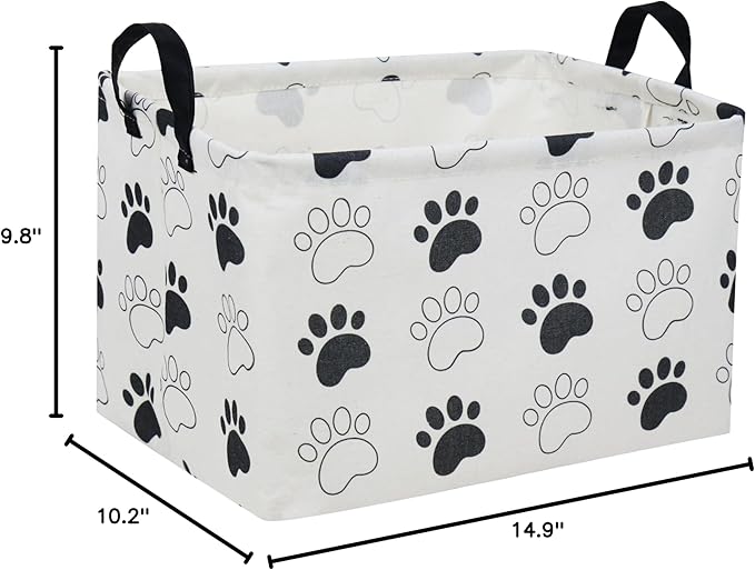 Essme Rectangular Dog Basket, Cute Storage Basket - Image 7