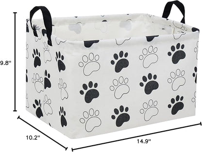 Essme Rectangular Dog Basket, Cute Storage Basket - Image 7