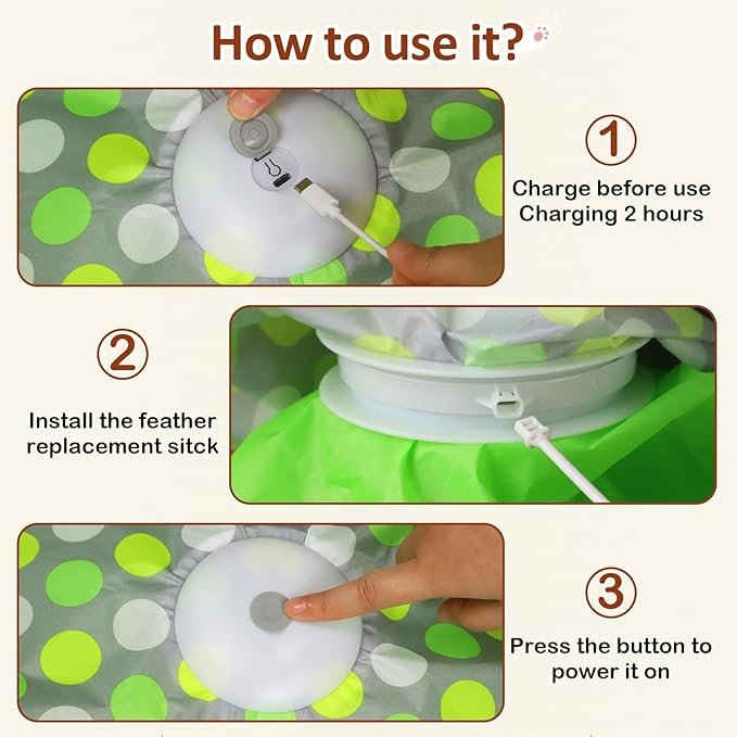 Sofolor Interactive Cat Toy, Automatic Cat Toys - Image 6