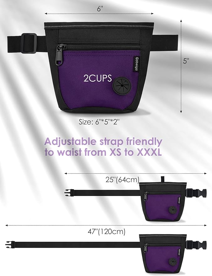Gobeigo Dog Treat Pouch and Training Clicker, Upgrade Two Magnetic Closure to - Image 6