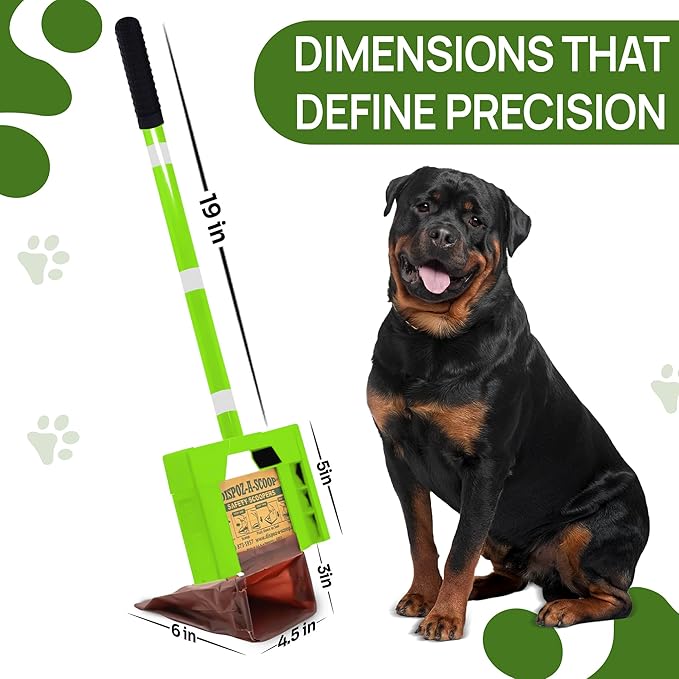 Dispoz-A-Scoop® Revolutionary 4-in-1 Dog Poop Scooper, Clean - Image 2