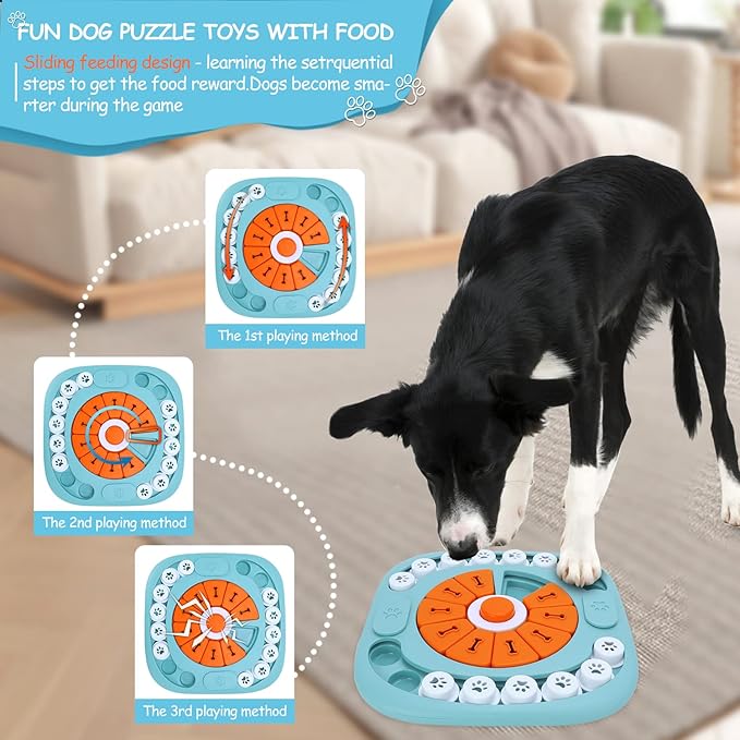 FOXMM Dog Puzzle Toys, Interactive Treat Puzzle Dog Toy - Image 6