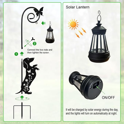 Dog Solar Lights Outdoor Decoration, Dachshund Gifts - Image 6