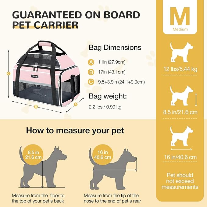 Lekereise Top-Expandable Pet Carrier 17x11x9.5 Inch Alaska Hawaiian Airline - Image 3