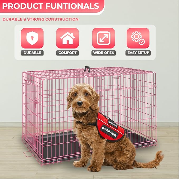 FDW Dog Crate Dog Kennel Cage - Image 2