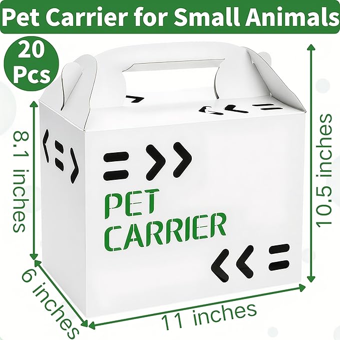 Coloch 20 Pack Cardboard Pet Carrier - Image 2