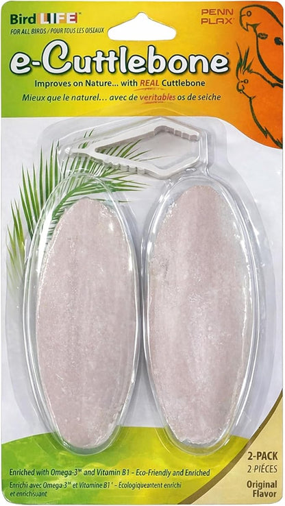 Penn-Plax Bird-Life E-Cuttlebone Original, 1 Pk by Penn-Plax
