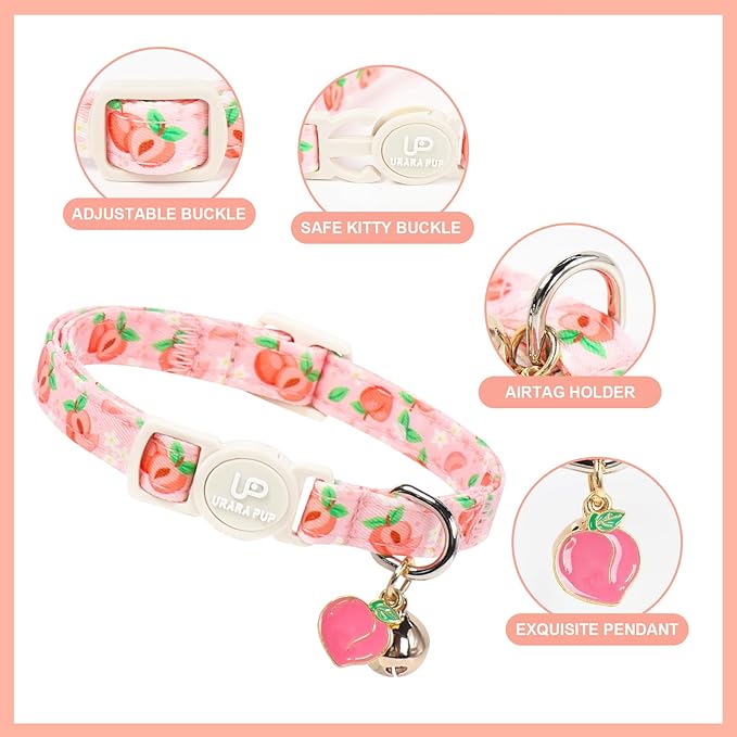 Cat Collar, Cat Collar with Bell, - Image 3