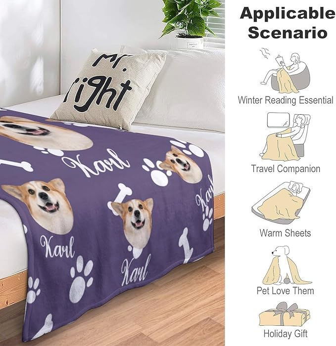 Custom Blankets Gifts from Pet Dog - Image 3