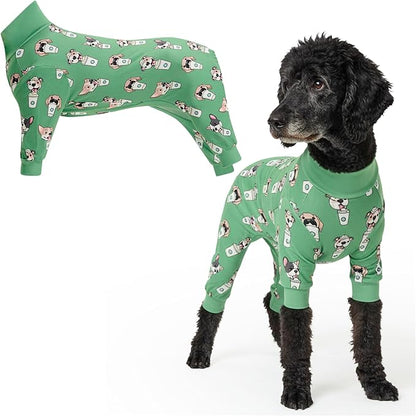 Spark Paws Dog Pajama, Dog Recovery Suit Male, Ultra-Soft and 4-Way Stretch by SparkPaws