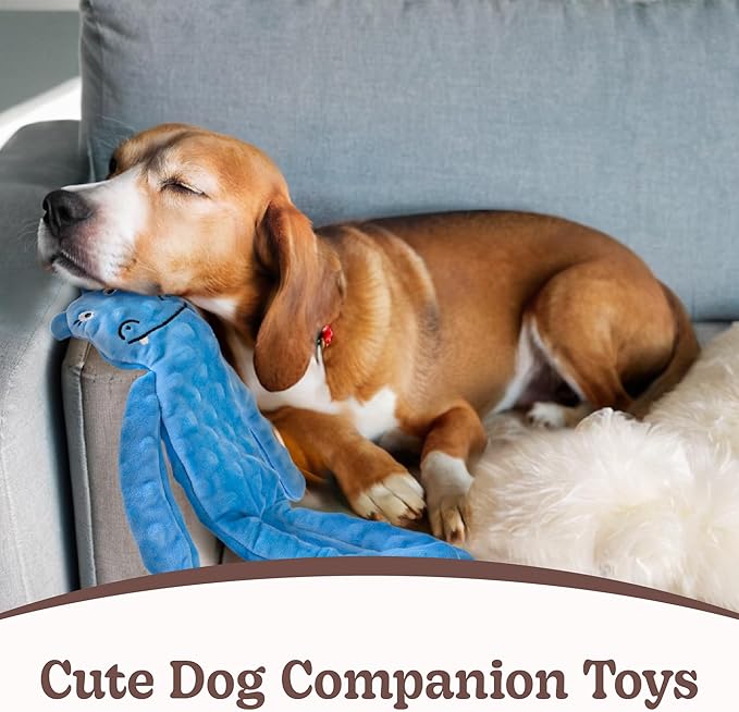 SHARLOVY No Stuffing Dog Toys 5 Pack, Crinkle Interactive Dogs Toy - Image 6