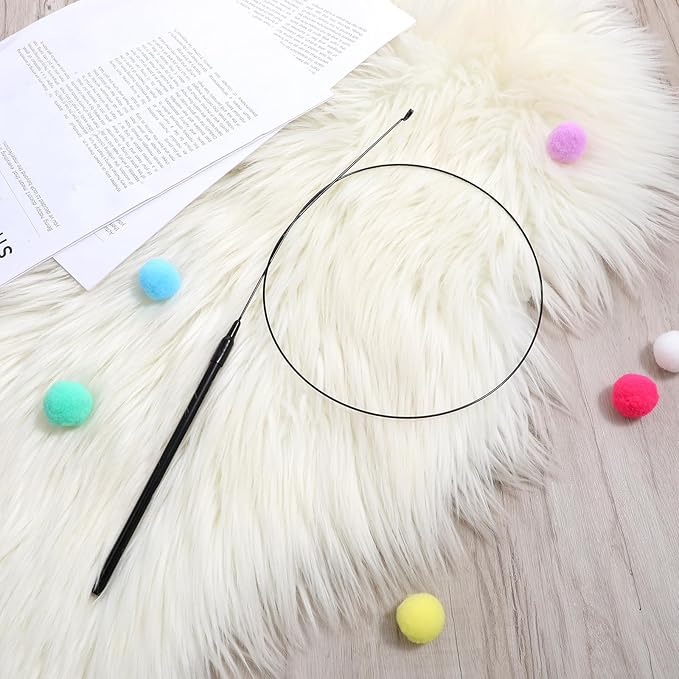 5 Pack Cat Wand Toy Replacement Rod - Image 4