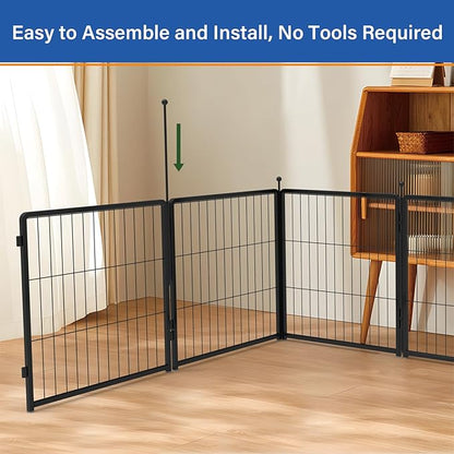 Dog Playpen 24 inch 12 Panels for Indoor & Outdoor Use – Heavy-Duty Metal Pet - Image 5