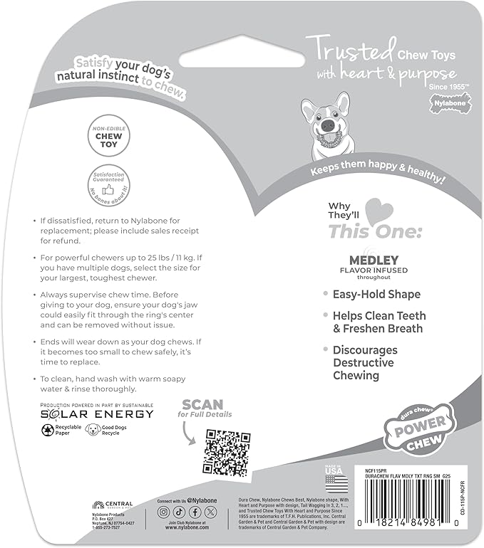 Nylabone Textured Ring Power Chew Toy - Image 11