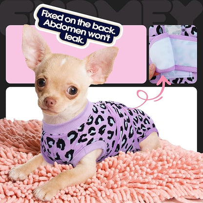 FUAMEY Recovery Suit for Dogs After Surgery, Soft Breathable Dog Bodysuit - Image 8