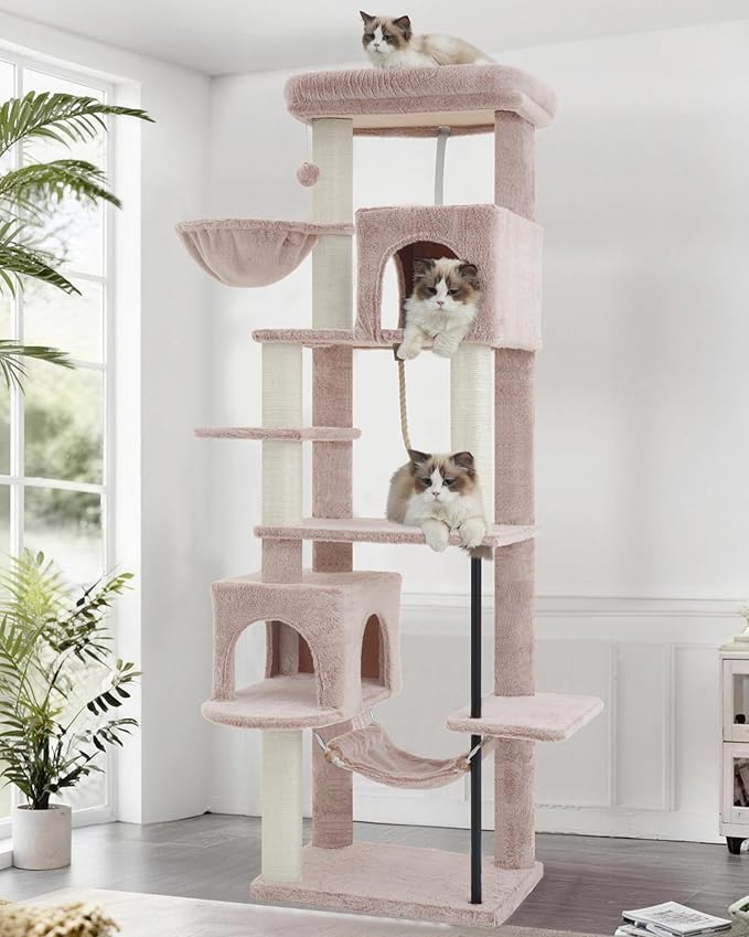 Gitelsnour Cat Tree for Indoor Cats Large Adult, 70.5'' Cat Tower - Image 8