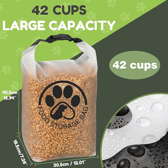 42 Cups Pet Food Storage Bag for Travel - Image 4