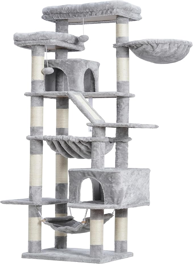 Heybly Cat Tree, 71-Inch-Tall Tower - Image 7