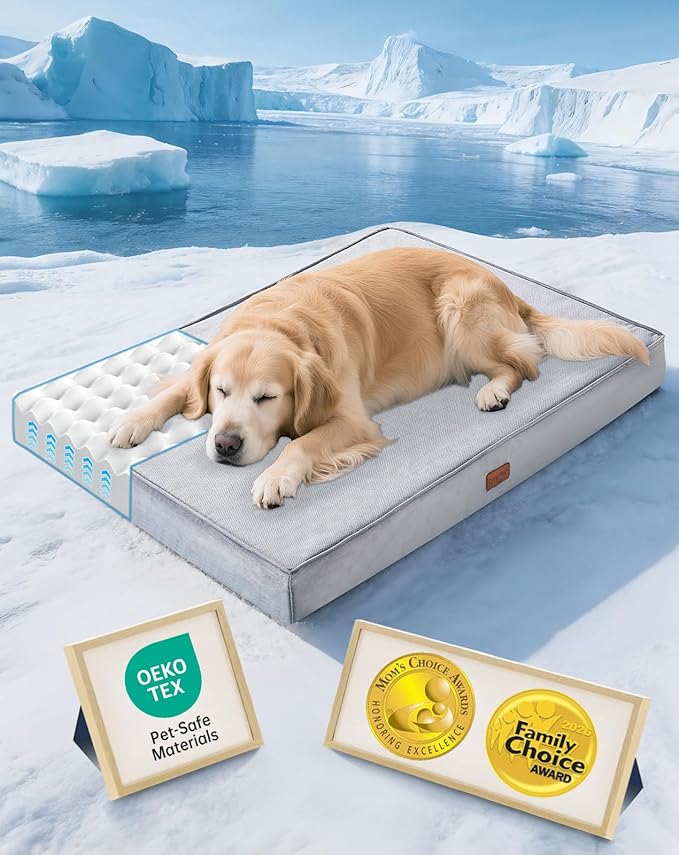 OhGeni Orthopedic Cooling Dog Bed by OhGeni