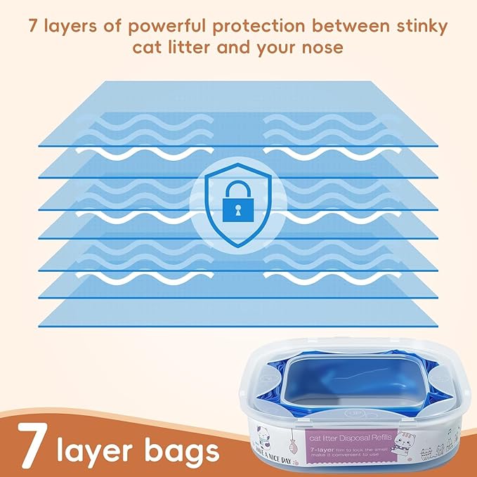 4 Pack 28FT Cat Litter Refill Cartridge, Compatible - Image 4